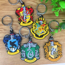 Load image into Gallery viewer, Harry Potter Metal Buildings Keychain